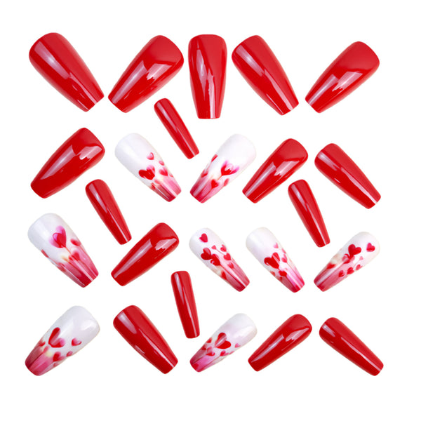 12 Sizes-24 Pcs Press On Nails Y1620