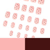 12 Sizes-24 Pcs Press On Nails JP4147