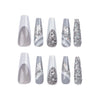 12 Sizes-24 Pcs Press On Nails JP2680