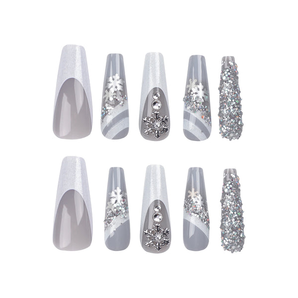 12 Sizes-24 Pcs Press On Nails JP2680
