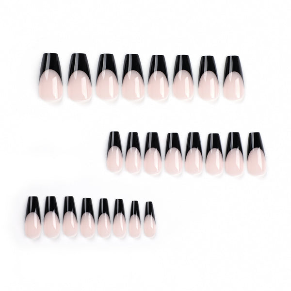 12 Sizes-24 Pcs Press On Nails JP2461