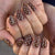 12 Sizes-24 Pcs Press On Nails JP4194