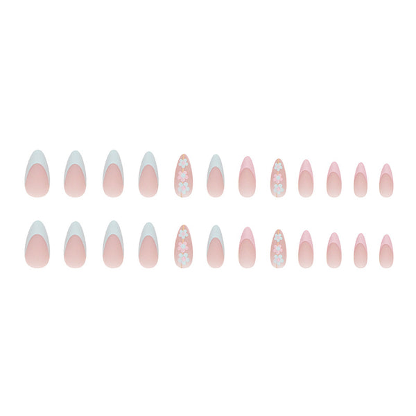 12 Sizes-24 Pcs Press On Nails W457