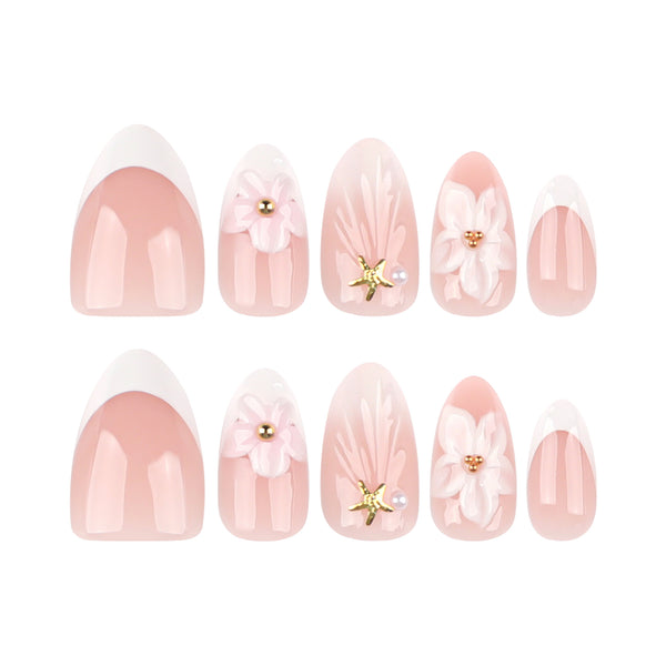 12 Sizes-24 Pcs Press On Nails JP4052