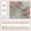 12 Sizes-24 Pcs Press On Nails MY068