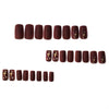 12 Sizes-24 Pcs Press On Nails CW585