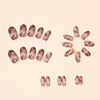 12 Sizes-24 Pcs Press On Nails W1500