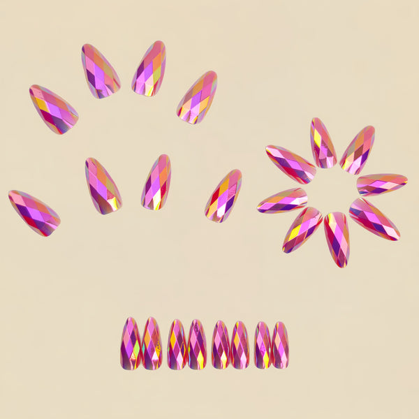 12 Sizes-24 Pcs Press On Nails Y1336