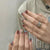 12 Sizes-24 Pcs Press On Nails Z825