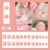12 Sizes-24 Pcs Press On Nails R321