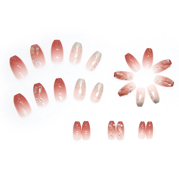 12 Sizes-24 Pcs Press On Nails Z407