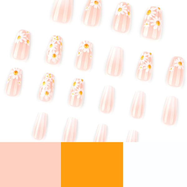 12 Sizes-24 Pcs Press On Nails JP3868