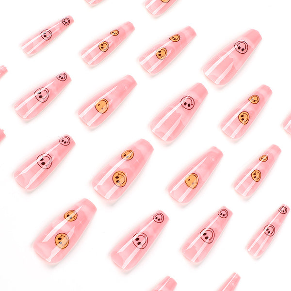 12 Sizes-24 Pcs Press On Nails JP1061