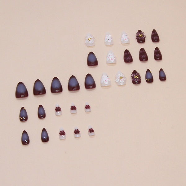 30 Pcs Press On Nails Z876