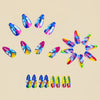 12 Sizes-24 Pcs Press On Nails Y1840