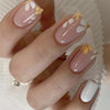 12 Sizes-24 Pcs Press On Nails C1046