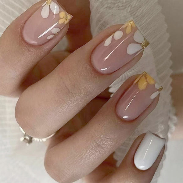 12 Sizes-24 Pcs Press On Nails C1046