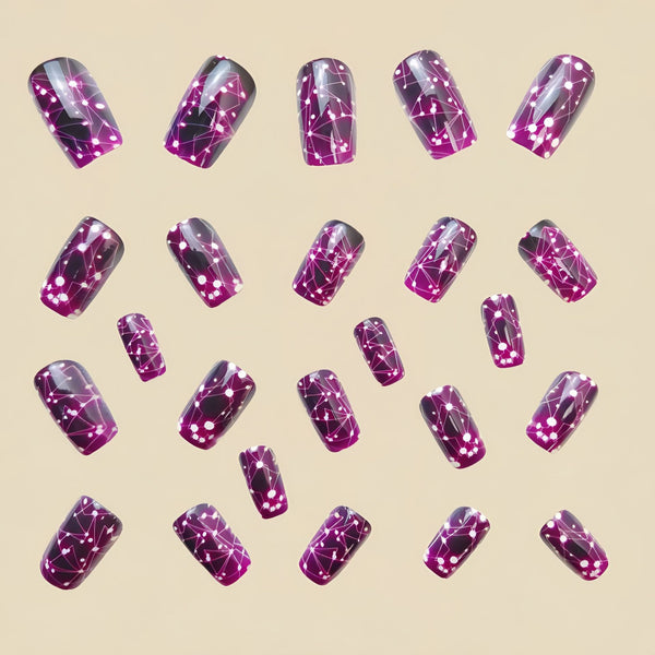 12 Sizes-24 Pcs Press On Nails Y564