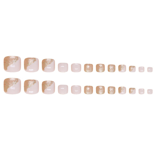 12 Sizes-24 Pcs Press On Nails F160