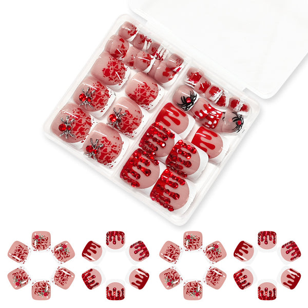 48 Pcs Press On Nails Hwn-38-48pcs