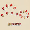 12 Sizes-24 Pcs Press On Nails Y1243