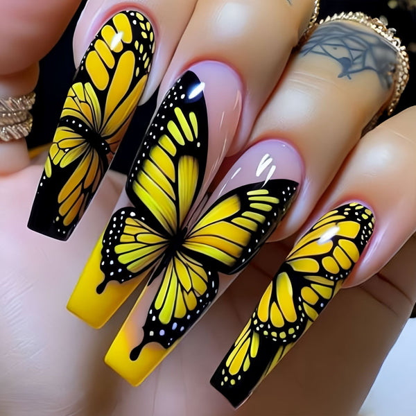 12 Sizes-24 Pcs Press On Nails Y755
