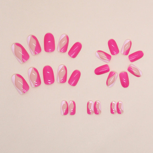 12 Sizes-24 Pcs Press On Nails W1148