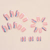 12 Sizes-24 Pcs Press On Nails W785