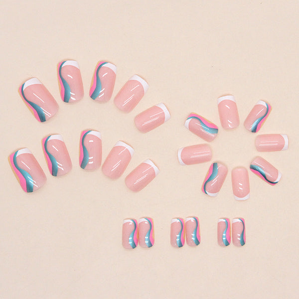 12 Sizes-24 Pcs Press On Nails W785
