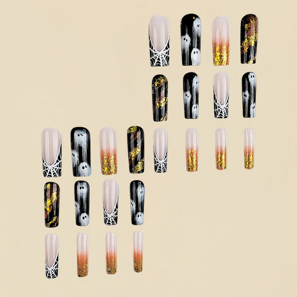 12 Sizes-24 Pcs Press On Nails Y180