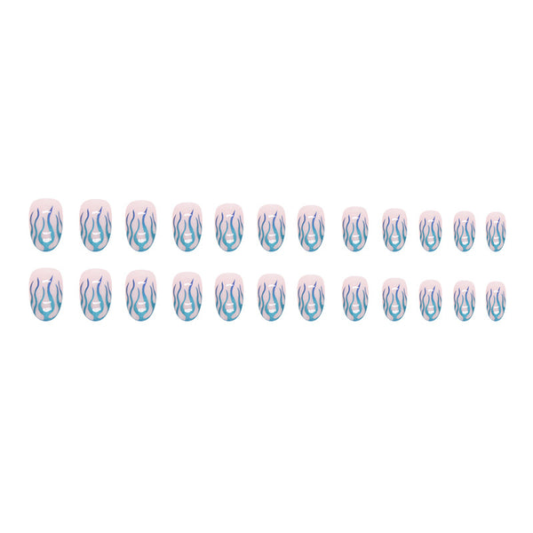 12 Sizes-24 Pcs Press On Nails W902