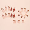 12 Sizes-24 Pcs Press On Nails W1811