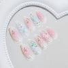 12 Sizes-24 Pcs Press On Nails Z1128