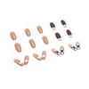 12 Sizes-24 Pcs Press On Nails R666