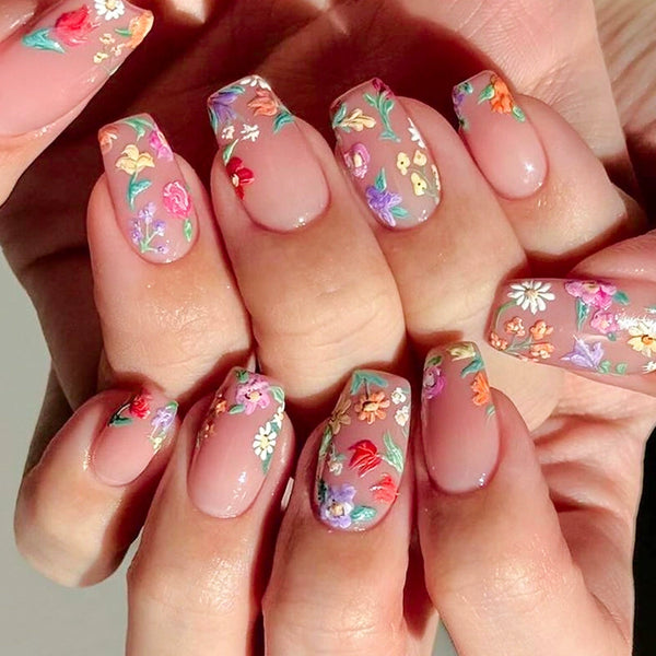 12 Sizes-24 PcsPress On Nails GZ-10-66