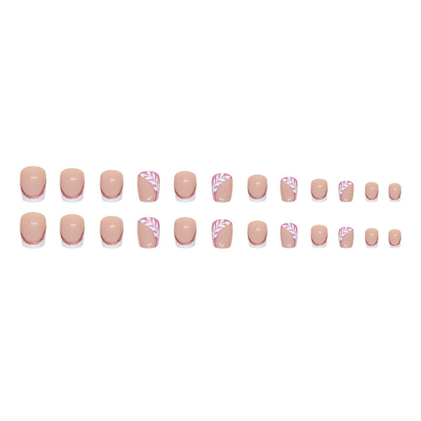 12 Sizes-24 Pcs Press On Nails W564