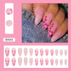 12 Sizes-24 Pcs Press On Nails W884