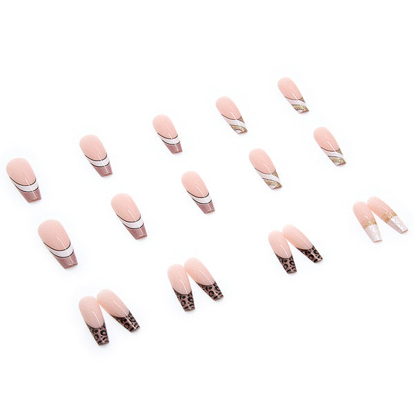 12 Sizes-24 Pcs Press On Nails W096