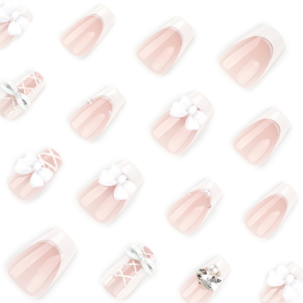 12 Sizes-24 Pcs Press On Nails JP4014