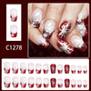 12 Sizes-24 Pcs Press On Nails C1278