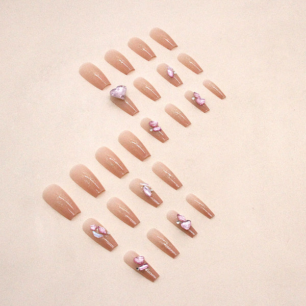 12 Sizes-24 Pcs Press On Nails Z813