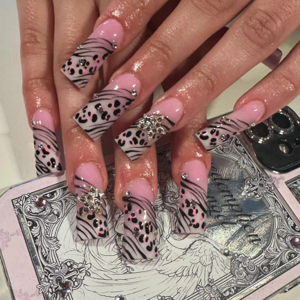 12 Sizes-24 Pcs Press On Nails JP3508