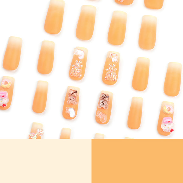 12 Sizes-24 Pcs Press On Nails JP2979