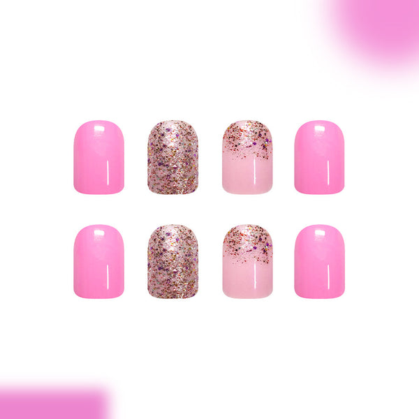 12 Sizes-24 Pcs Press On Nails C1674