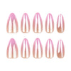 12 Sizes-24 Pcs Press On Nails JP3494
