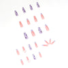 12 Sizes-24 Pcs Press On Nails JP1203