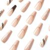 12 Sizes-24 Pcs Press On Nails JP1897