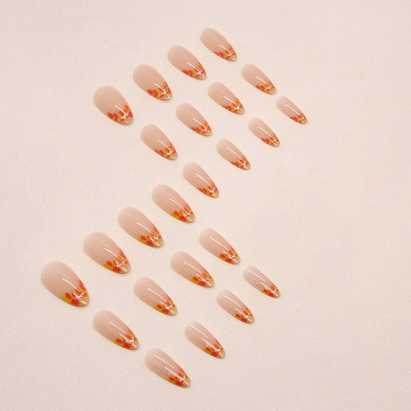 12 Sizes-24 Pcs Press On Nails W1050