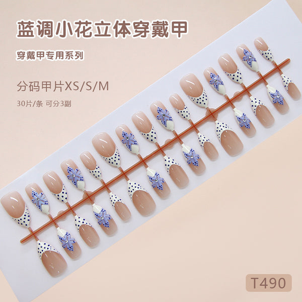 30 Pcs Press On Nails Z1390