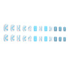 12 Sizes-24 Pcs Press On Nails Y107